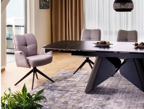 SI Stolička Wing Brego svetlo šedá