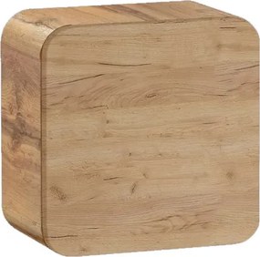 Comad Kúpeľňová skrinka závesná horná Qubik Aruba Craft 35 dub craft