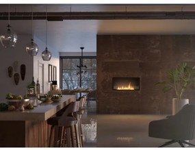 InFire - Vstavaný BIO krb 49,4x104,4 cm 6kW čierna