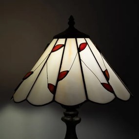 Brilagi - Tiffany vitrážová stolná lampa FOLIA 1xE27/60W/230V