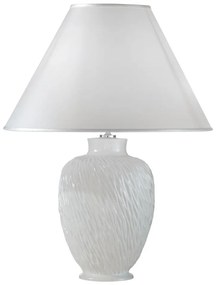 Kolarz A1340.71 - Stolná lampa CHIARA 1xE27/100W/230V biela  pr. 40 cm