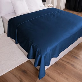 Biante Zamatový prehoz na posteľ Velvet Prémium SVP-029 Námornícka modrá 140x200 cm