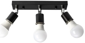 Toolight - Stropné svietidlo 3xE27 APP699-3C, čierna, OSW-05333