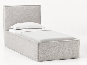 Buklé čalúnená jednolôžková posteľ Dream