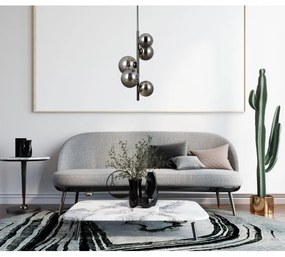 ITALUX PND-406007-V5A-BCR - Luster na tyči CANELLO 5xG9/5W/230V čierna