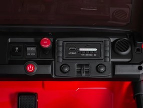 Elektrické autíčko Extreme Sport 4x4 červené