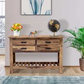 furniture-nabytek.cz - Konzolový stolík drevo palisander 110x35x76