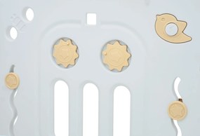 Modulárna ohrádka Hippo modrá pre deti ZOG.SQ-002 Farba: modrá