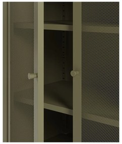 Zelená kovová skrinka 70x100x40 cm Fayna – Marckeric