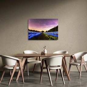 Sklenený obraz farebného poľa (70x50 cm)