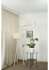 Brilagi - LED Luster na lanku LYRA 1xE27/15W/230V krémová/biela