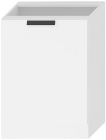 Kuchynská skrinka Denis d60 pl biely satén mat/biela