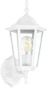 Vonkajšie nástenné svietidlo 1xE27/60W/230V IP44 biela
