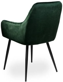 Kreslo HAVANA VELVET tmavozelené