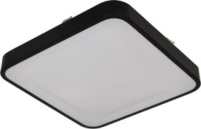 Stropné svietidlo so senzorom WILTON 2xE27/60W/230V 33x33 cm čierne