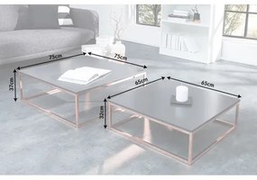 Konferenčný stôl 37733 2-Set Copper/Antracit  - Komfort-nábytok