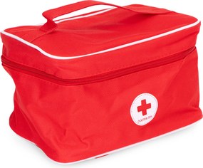 ECOTOYS Dřevěná lékařská sada ECOTOYS, 28 doplňků, lékařská taška, od 3 let