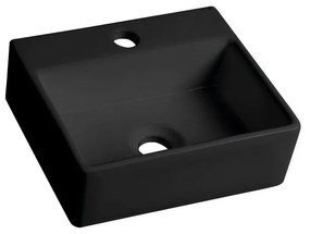 Čierne keramické umývadlo 33,5x29 cm Giulia – Sapho