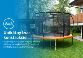Marimex | Trampolína Marimex Premium 305 cm + vnútorná ochranná sieť + schodíky ZADARMO | 19000111