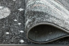 Detský koberec Lima C288A  Planéty sivý / krémový