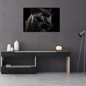 Obraz - Čierny panter (90x60 cm)