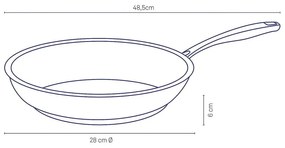 Antikoro panvica na vyprážanie Kela Flavoria, ø 28 cm