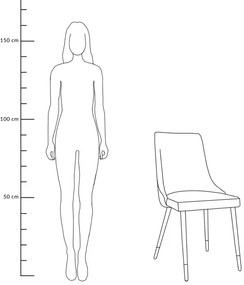 Stolička LOGAN sivá ALL 986431