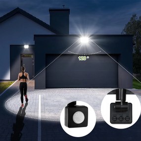 Toolight Toolight, LED panel so snímačom pohybu 13x10,5cm, 30W, 2700lm, 4000K, RSL007-30NS, OSW-10213