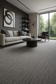 Vopi, Metrážny koberec Alassio šedobéžový - neúčtujeme odrezky z role, na mieru, šíře 1,33m,1m,2m,3m,4m,na mieru, neúčtujeme odrezky, šedá, filc, detská izba