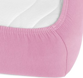 Jersey napínacie prestieradlo JR-008 Ružová lila 100 x 200 - výška 20 cm