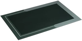 Aqualine Aqualine, Kúpeľňová predložka 50x80cm, absorpčná, zelená, PCD013