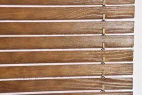 Drevená roleta na pergole - hnedá Šírka rolety: 90 cm, Rozvin rolety: 150 cm