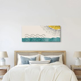 Obraz - Abstraktná maľba pláže N⁰1 (120x50 cm)