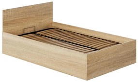 Jednolôžková posteľ 120 cm Discutibles (dub sonoma) (s roštom) (s úl. priestorom). Vlastná spoľahlivá doprava až k Vám domov. 1116306