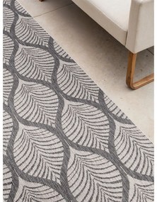 Vnútorný a vonkajší behúň v sivej a slonovinovej farbe 80x250 cm Duet Liora – NORTHRUGS