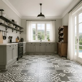 PVC podlaha - lino Livitex 2608, na mieru, šíře 3m,4m, šedá, filc, chodba / predsieň, Beaulieu International Group