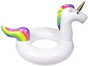 FlexiFit Tutumi, nafukovací matrac Unicorn, biela, TUR-05200
