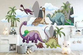 Nálepka na stenu pre deti stratený svet dinosaurov 100 x 200 cm