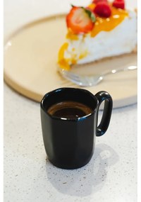 Čierne hrnčeky na espresso z kameniny v súprave 2 ks 80 ml Fuori – Vialli Design