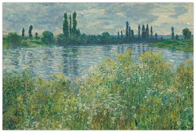 Obraz - Claude Monet, Banks of the Seine, reprodukcia (90x60 cm)