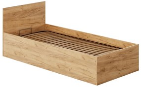 Jednolôžková posteľ 90 cm Discutibles (dub craft zlatý) (s roštom) (s úl. priestorom). Vlastná spoľahlivá doprava až k Vám domov. 1116311