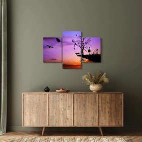 Obraz - Siluety zvierat (90x60 cm)