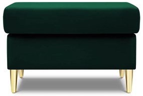 Zelená zamatová podnožka Kyoto – Cosmopolitan Design