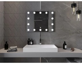 Mexen Dona, LED kúpeľňové zrkadlo s podsvietením 80 x 60 cm, 6000K, ochrana proti zahmlievaniu, 9818-080-060-611-00