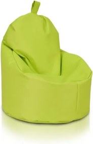 Sedací vak Yoko ekokoža / polyester TiaHome - limetková