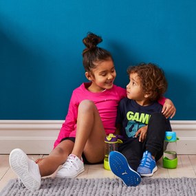 Sport fľaša na pitie 450 ml – modrá/zelená