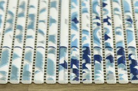 Kúpelňová penová rohož Softy-tex 828 modrá