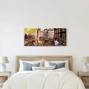 Obraz - Amsterdam (120x50 cm)