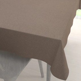 Biante Veľký dekoračný obdĺžnikový obrus BKR-502 Svetlo hnedý režný 240x280 cm