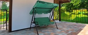 Zahradní houpačka GOODHOME tmavě zelená